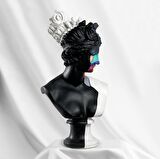 Diana 'Slice of Color' Dekoratif Büyük Heykel, Pop Art Roma Yunan Heykelleri
